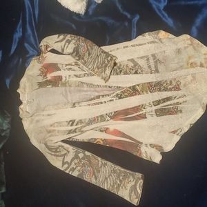 Boho Chic tattoo cardigan